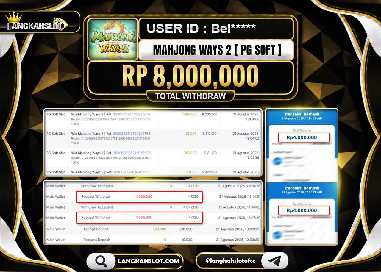 Bukti JP LANGKAHSLOT.ORG