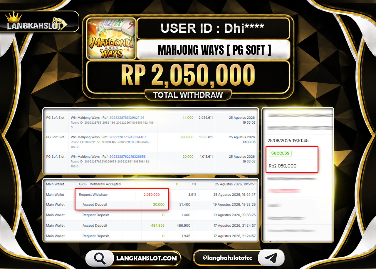 Bukti JP LANGKAHSLOT