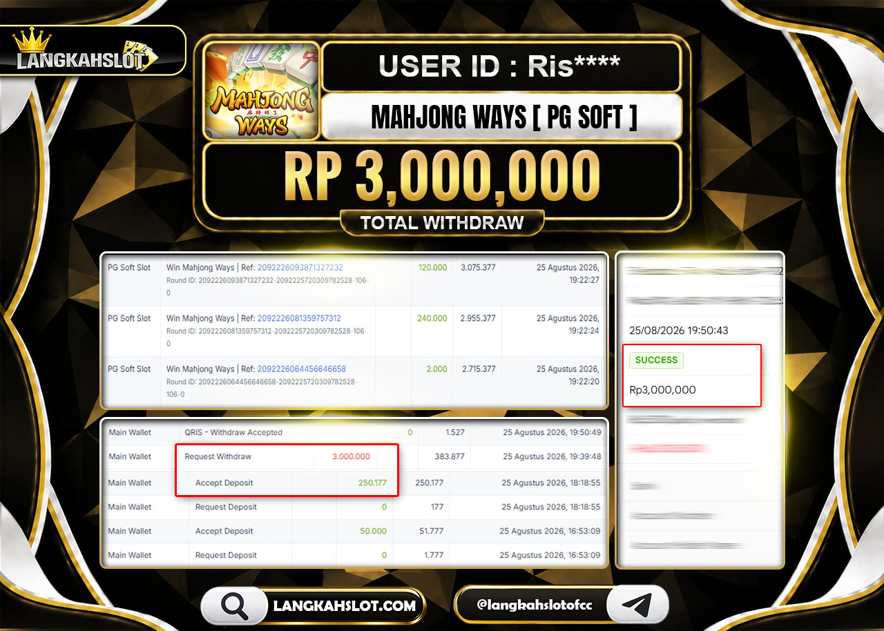 Bukti JP LANGKAHSLOT