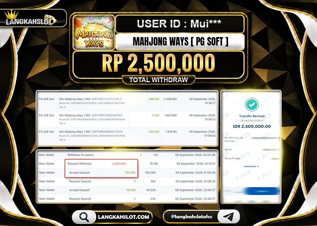 Bukti JP LANGKAHSLOT